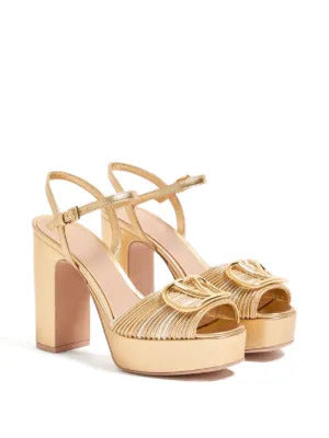 Valentino Garavani  cornely embroidery sandals