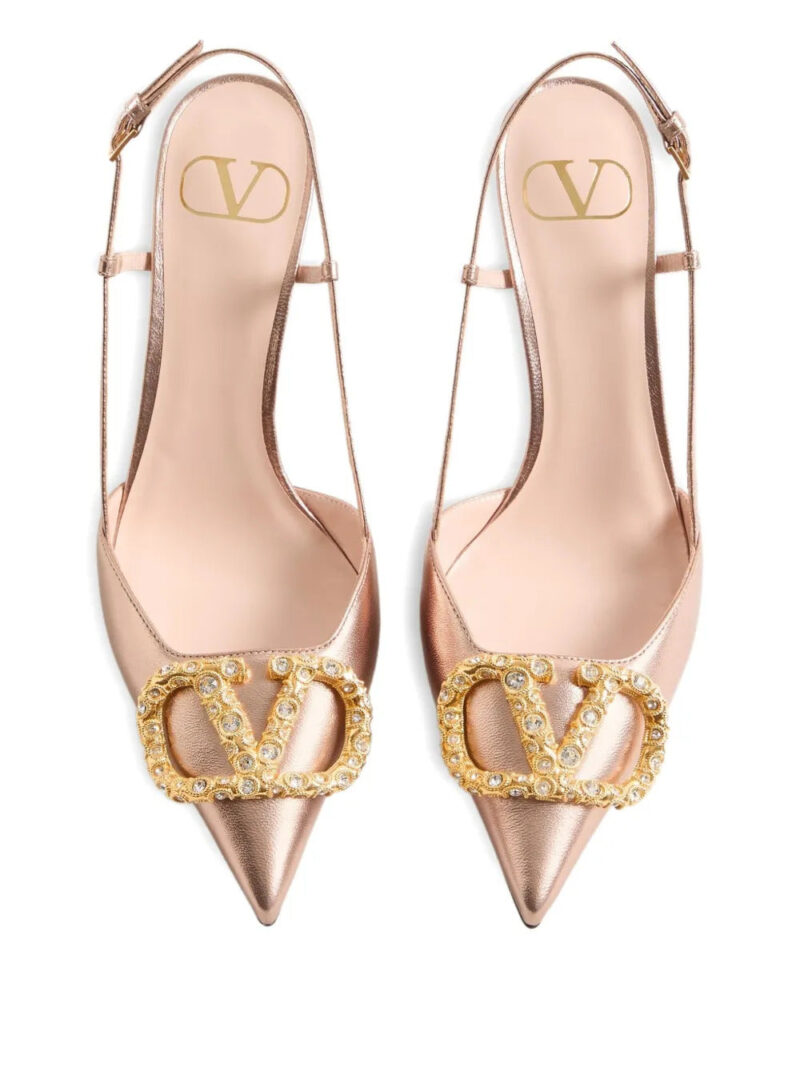 Valentino Garavani  logo Signature slingback pumps