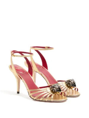 Valentino Garavani  Panthea feline-head strap sandals