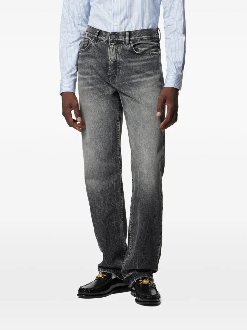 Versace logo-patch jeans