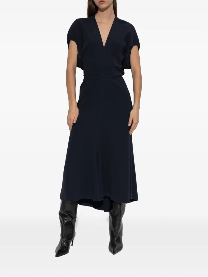 Victoria Beckham  V-neck midi dress