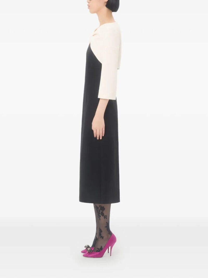 Valentino Garavani  crepe couture midi dress