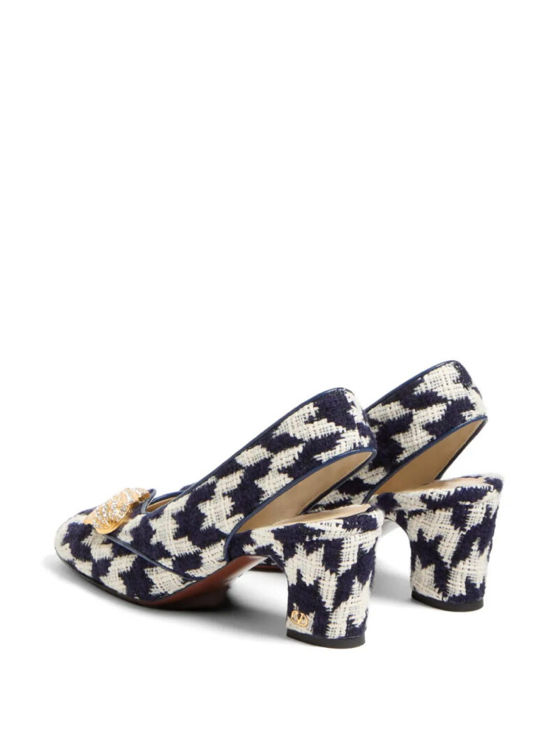 Valentino Garavani  Adamantine slingback pumps in tweed 60mm