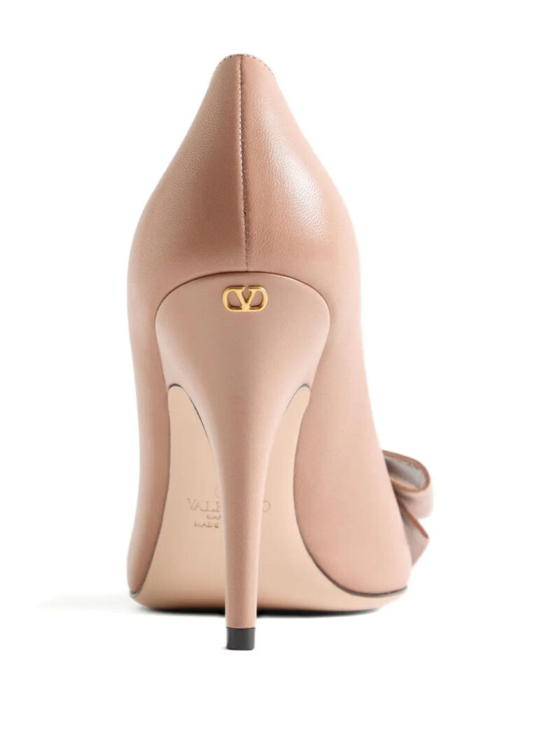 Valentino Garavani  Bowow leather heeled pumps