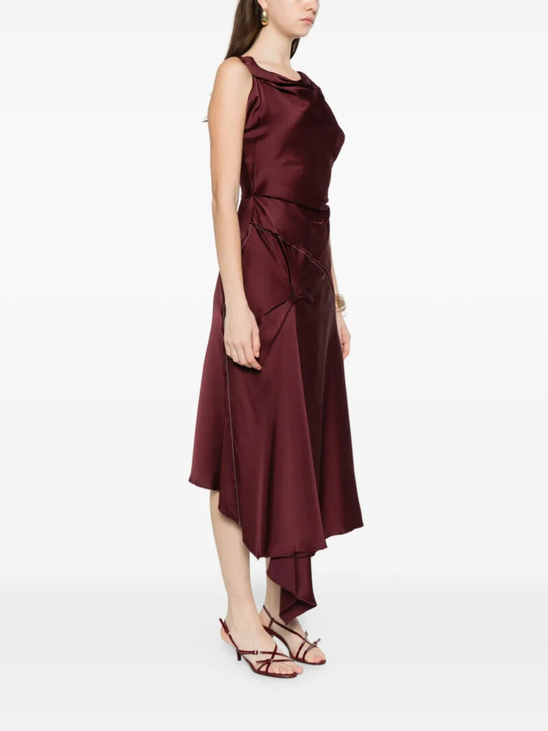 Victoria Beckham draped asymmetric dress