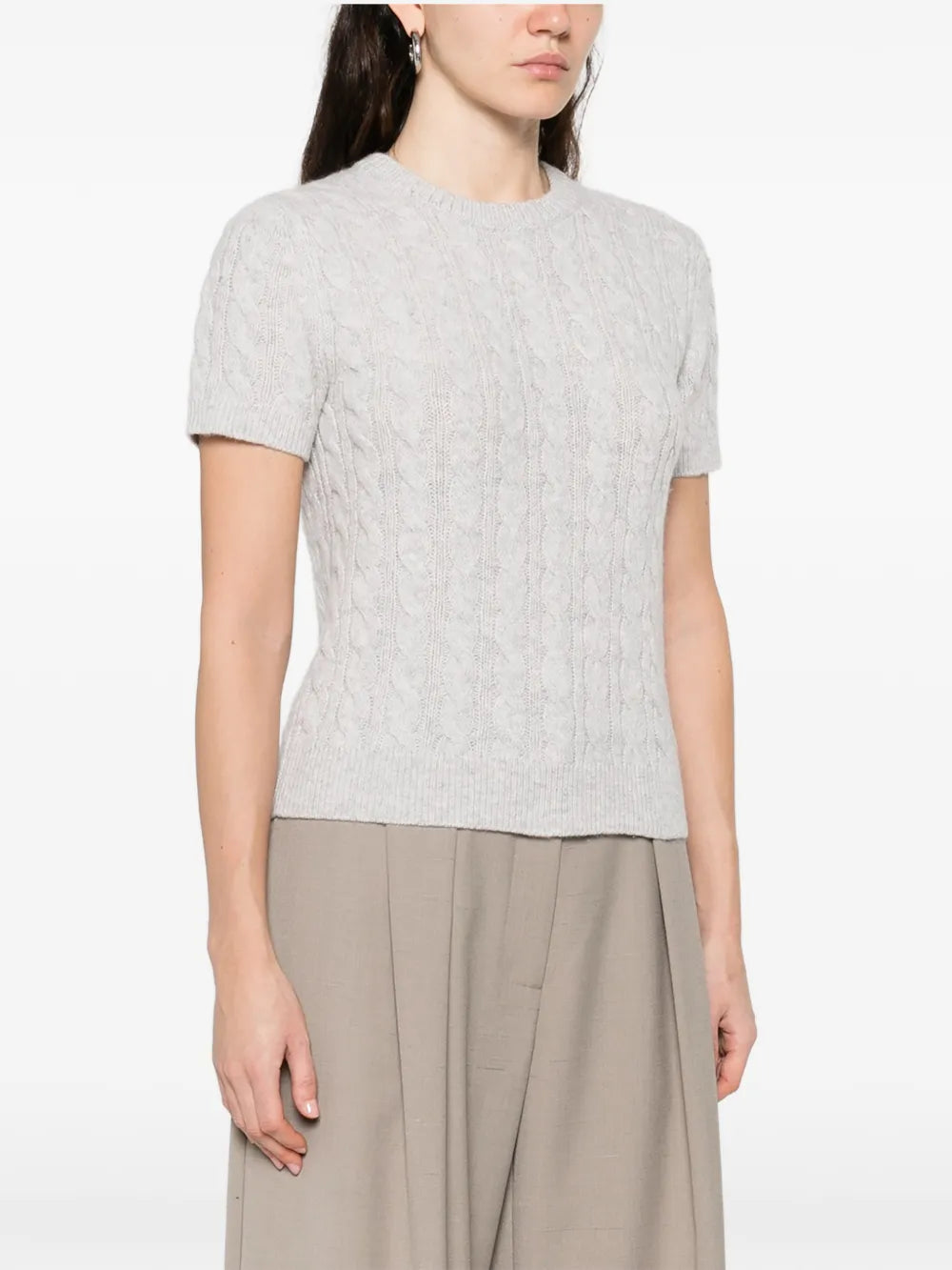 Vince cable-knit T-shirt - Image 3