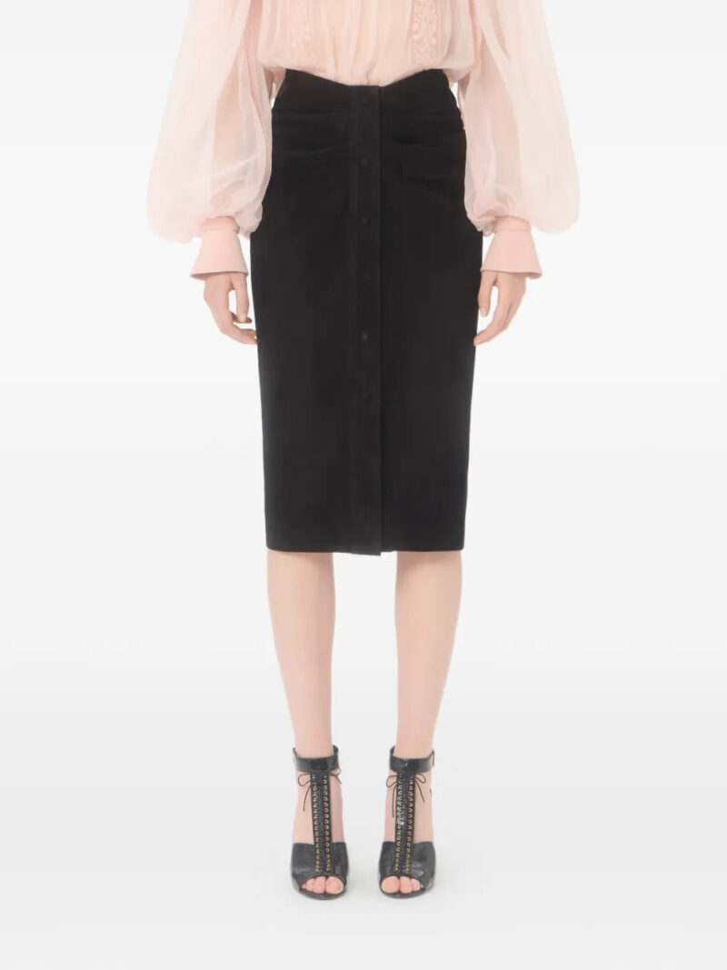 Valentino Garavani  Suede Skirt