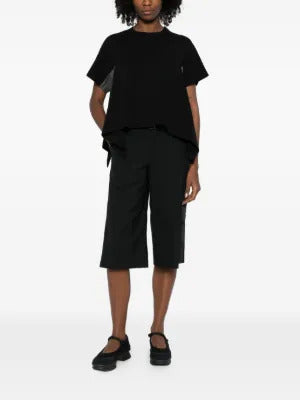 sacai  chest-pocket asymmetric T-shirt