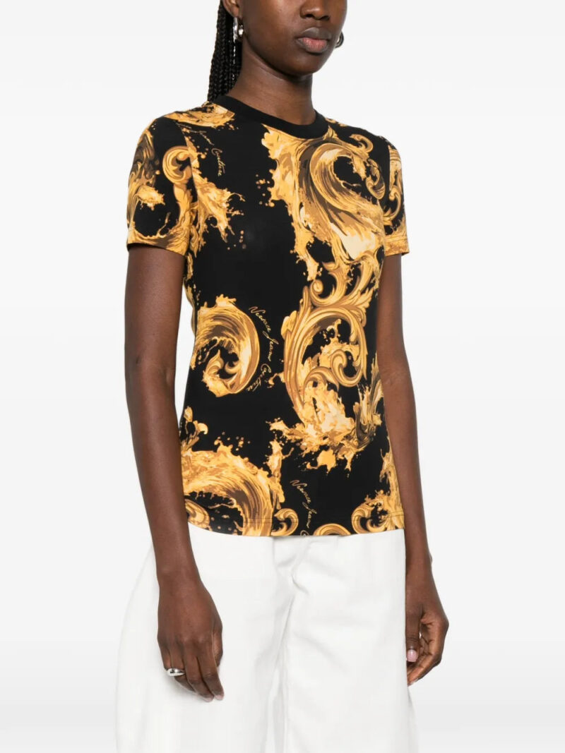 Versace Jeans Couture  baroque print T-shirt