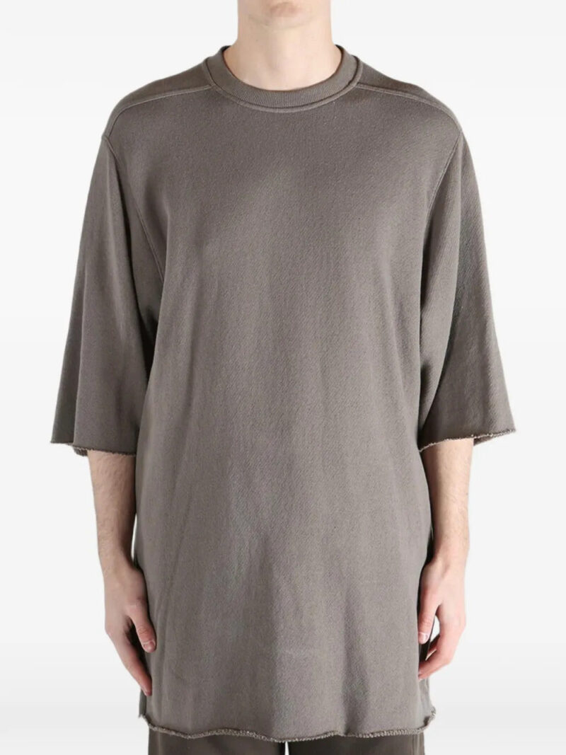 Rick Owens  raw-hem oversized T-shirt