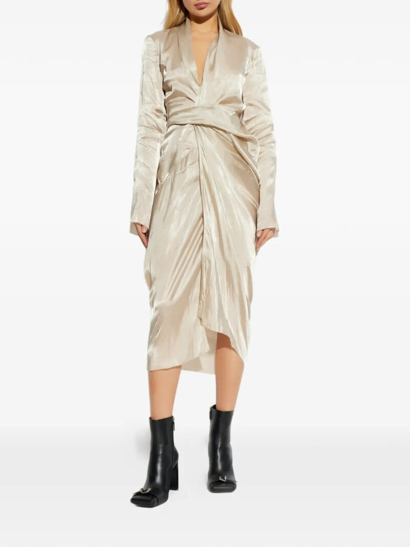 Rick Owens tie-waist dress