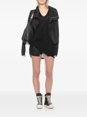 Rick Owens  Temple Hiked T V-neck T-shirt
