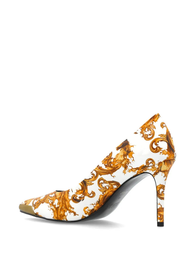 Versace Jeans Couture printed pumps