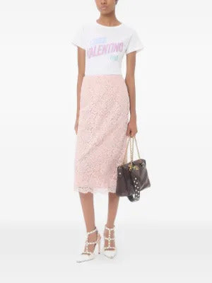 Valentino Garavani  cotton jersey T-shirt with Chez Valentino 1960 print