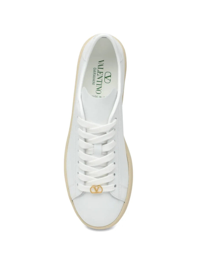 Valentino Garavani  logo leather sneakers