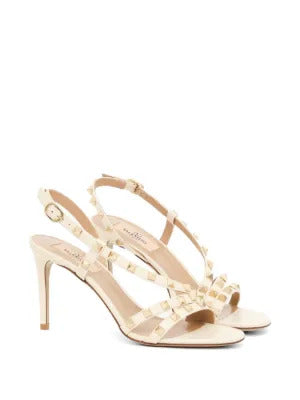 Valentino Garavani Rockstud calfskin sandals 85mm