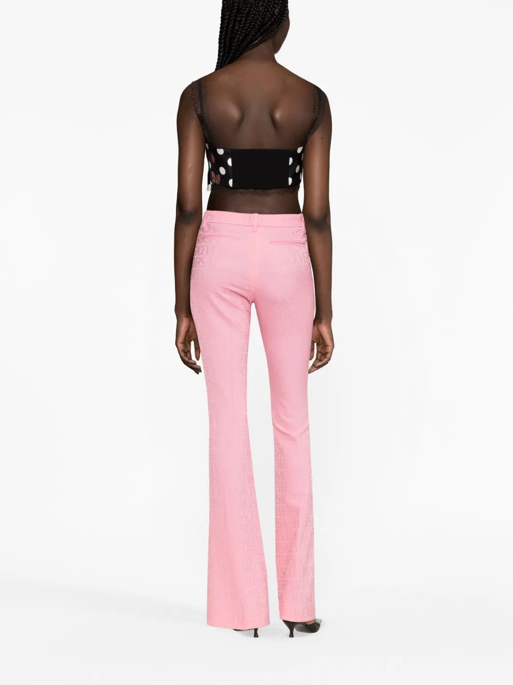 Versace Versace Allover jacquard trousers - Image 2