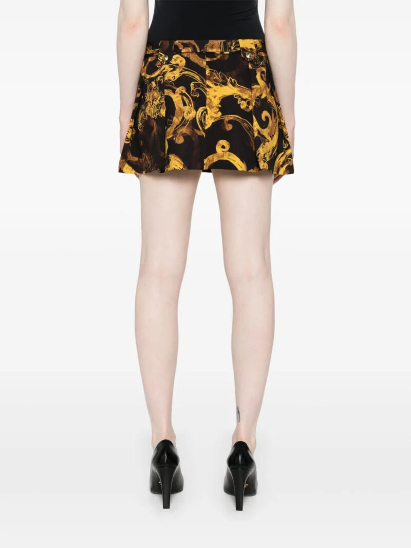 Versace Jeans Couture  Watercolor Couture-print mini skirt