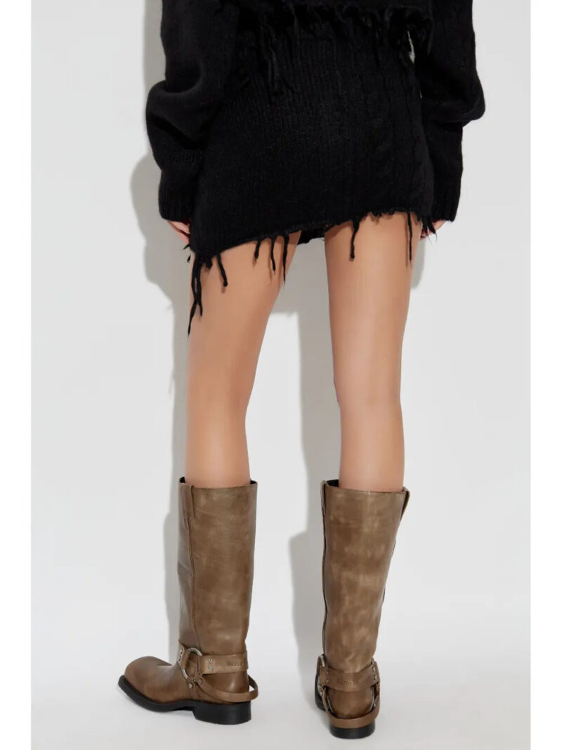 VETEMENTS  raw-cut wool mini skirt