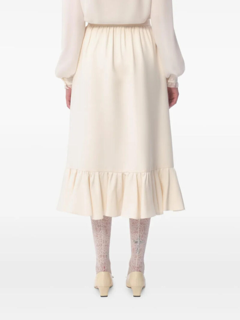 Valentino Garavani  crepe midi skirt