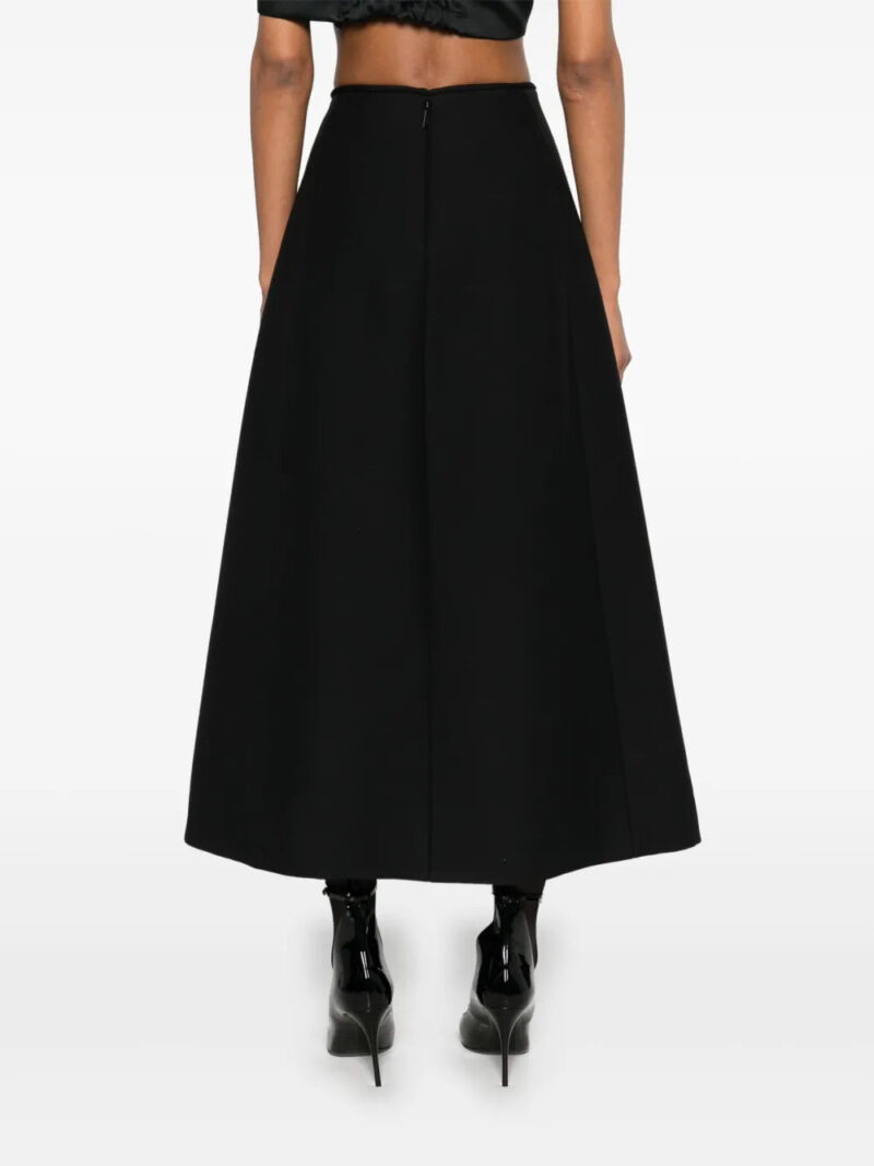 Valentino Garavani bow-detailed midi skirt