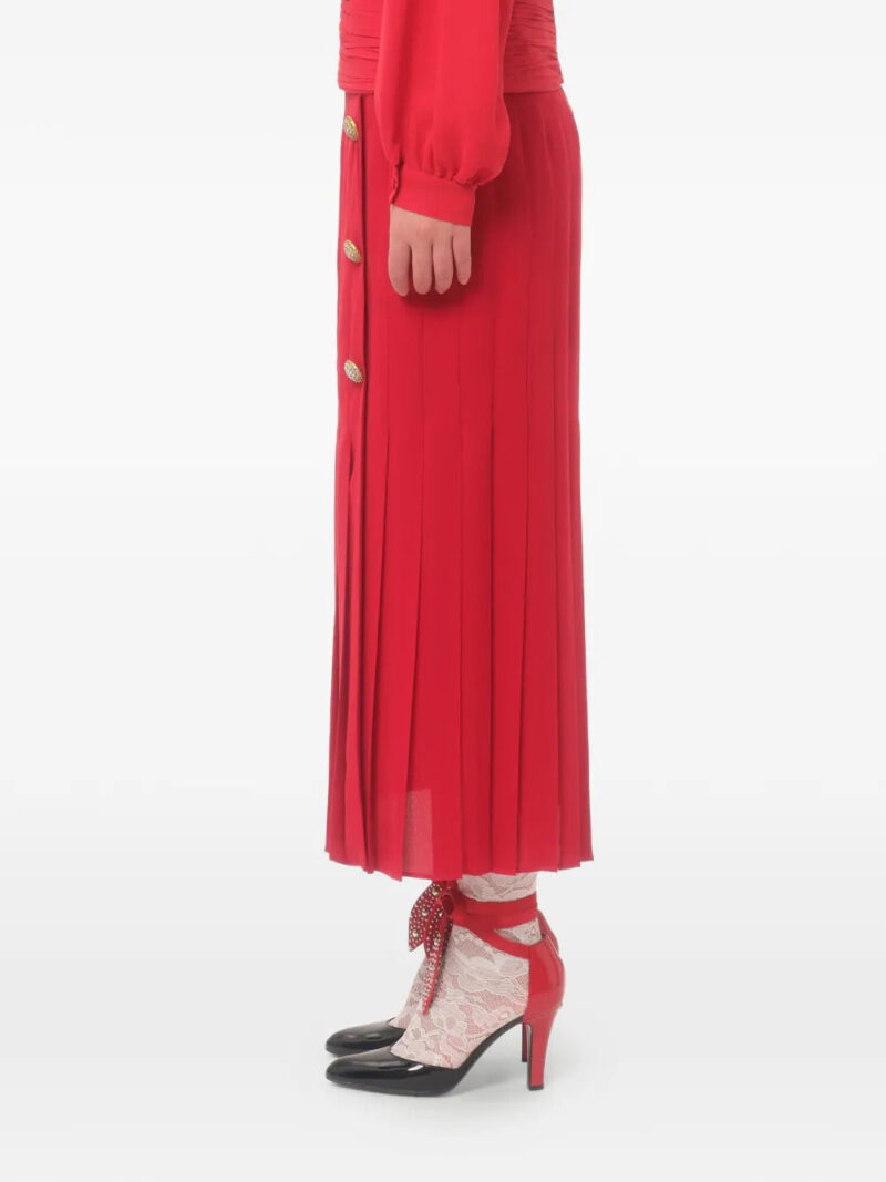 Valentino Garavani  georgette midi skirt