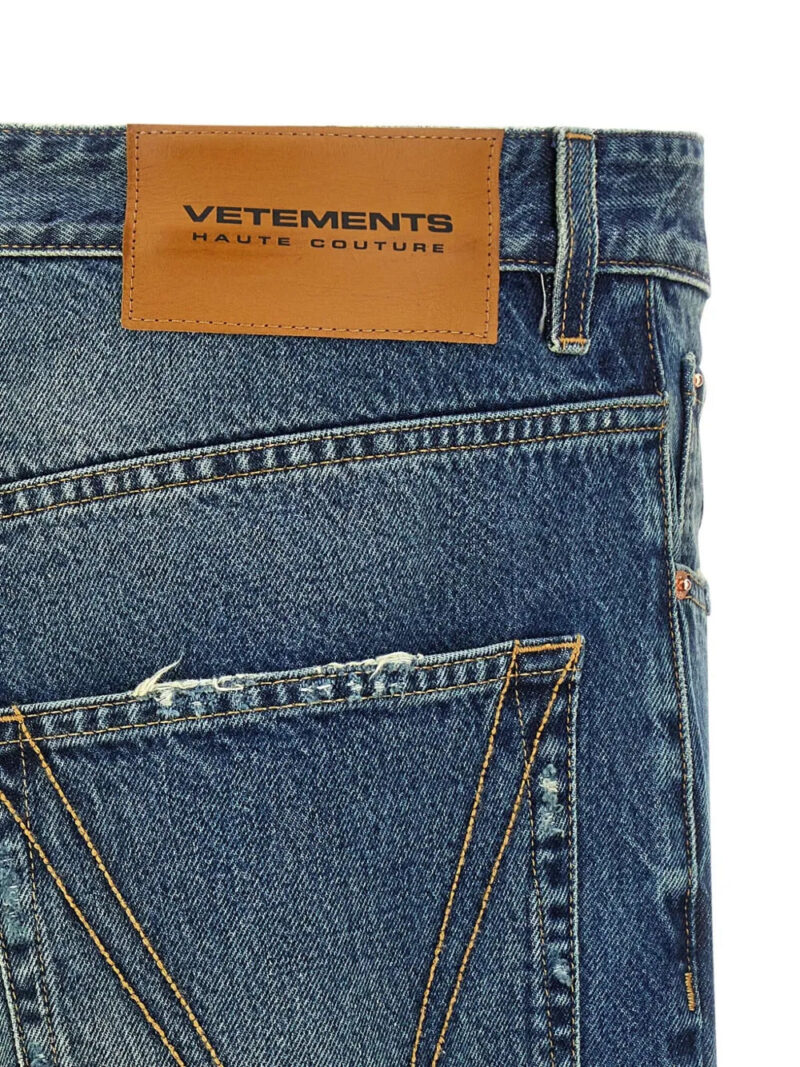 VETEMENTS cotton baggy jeans