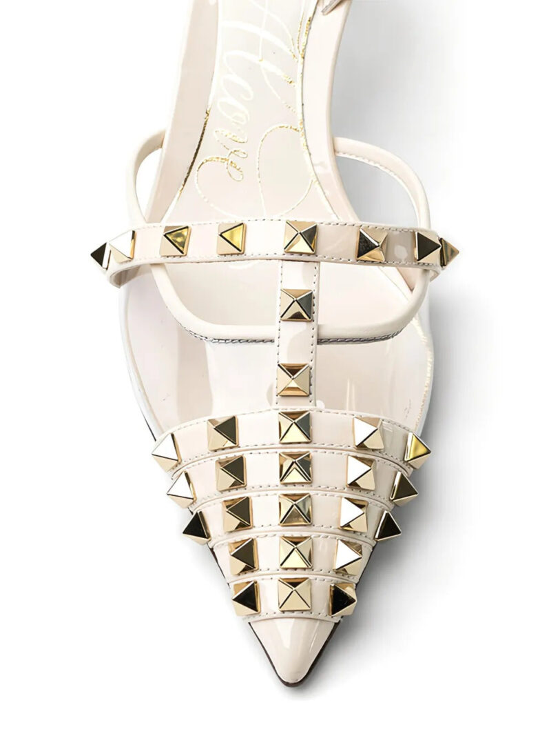 Valentino Garavani  studded-embellishment sling-back pumps