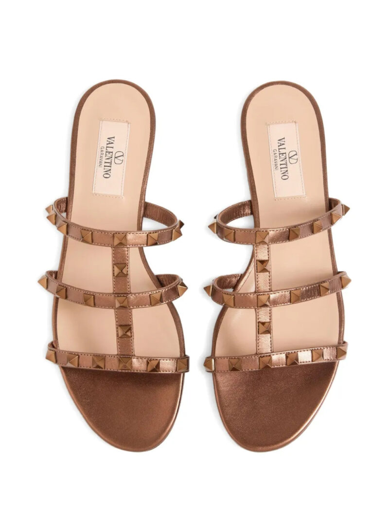 Valentino Garavani  rockstud-embellished leather sandals