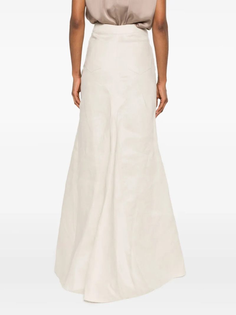 Rick Owens  godet maxi skirt