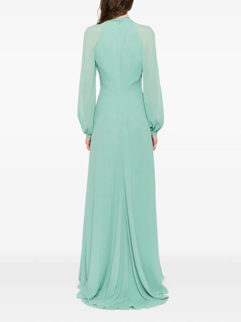 Versace silk georgette gown