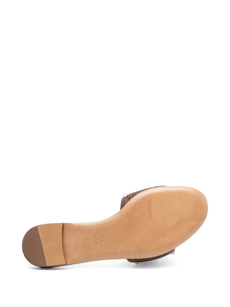 Valentino Garavani  Rockstud leather flat sandals