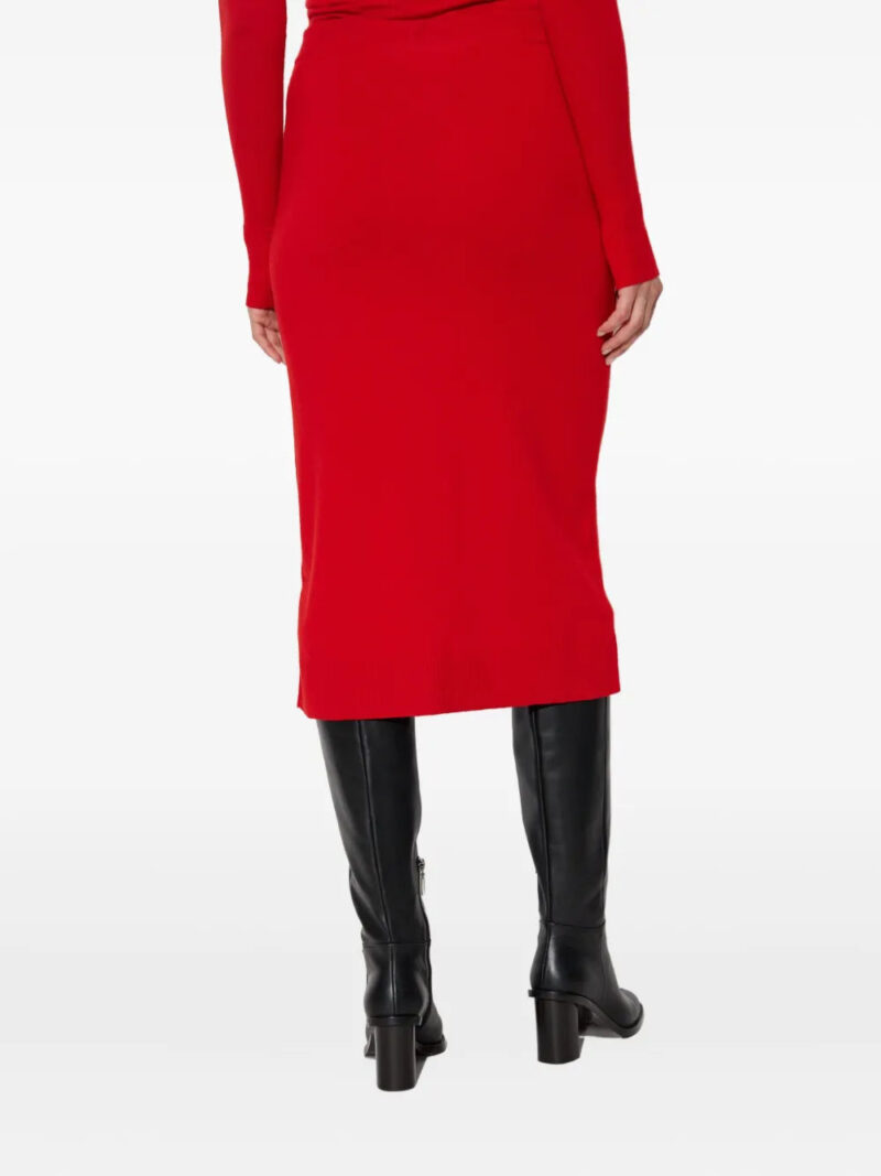 Victoria Beckham button-front fitted skirt