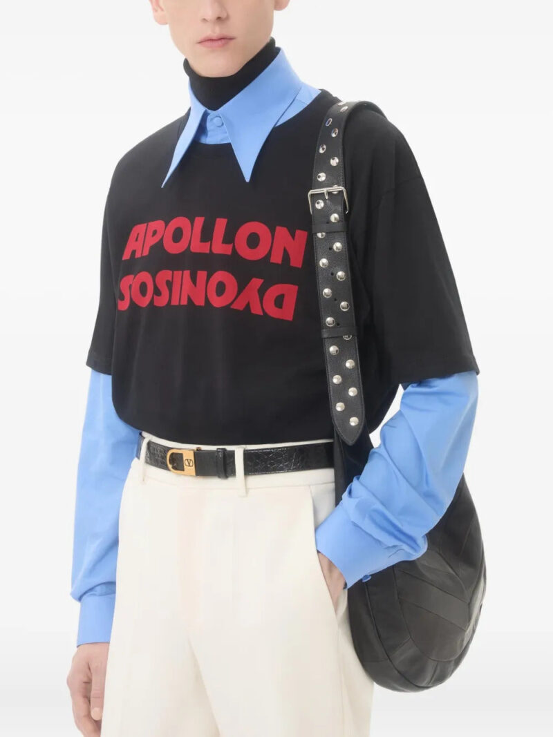 Valentino Garavani  text-print cotton T-shirt