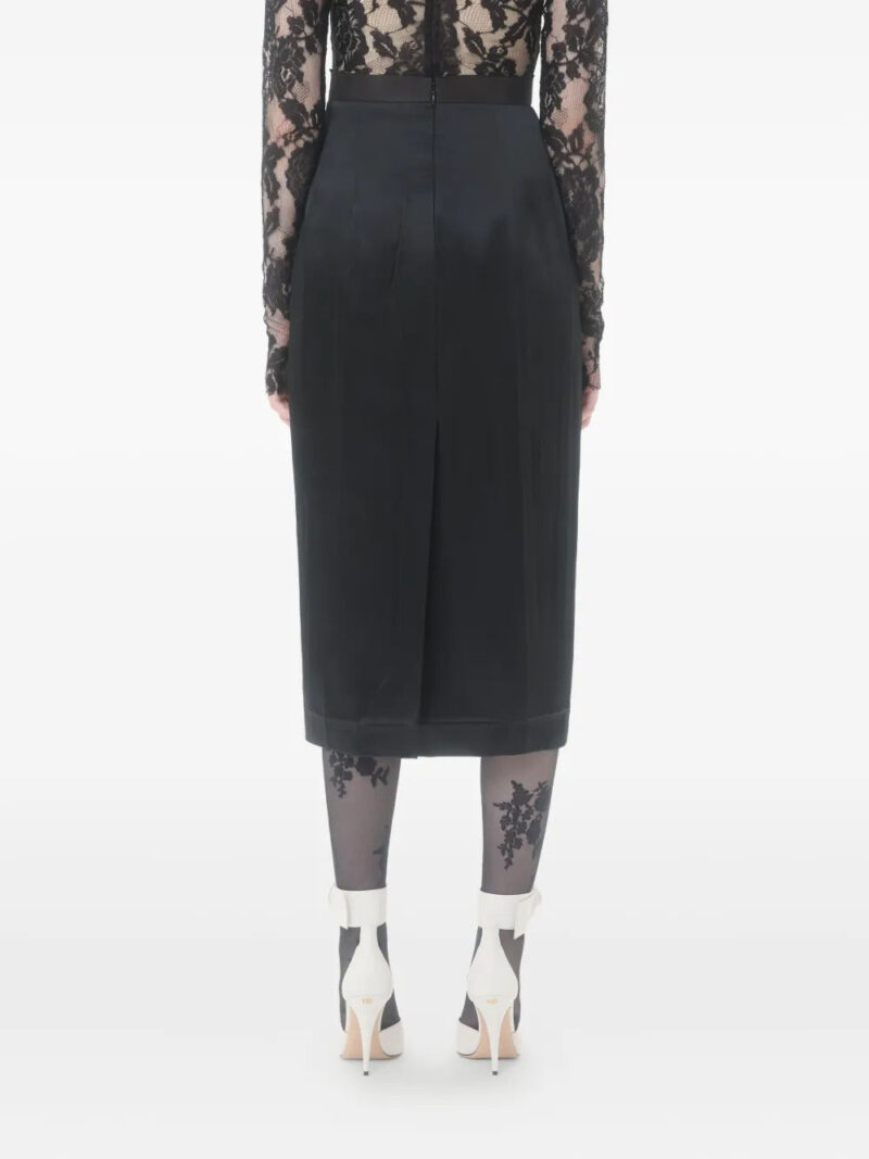 Valentino Garavani  bow-detail satin midi skirt