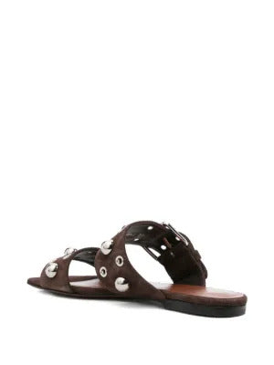 Valentino Garavani studded buckle flats
