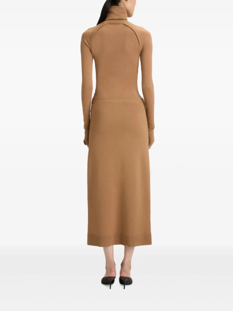 Victoria Beckham Button Detail midi skirt