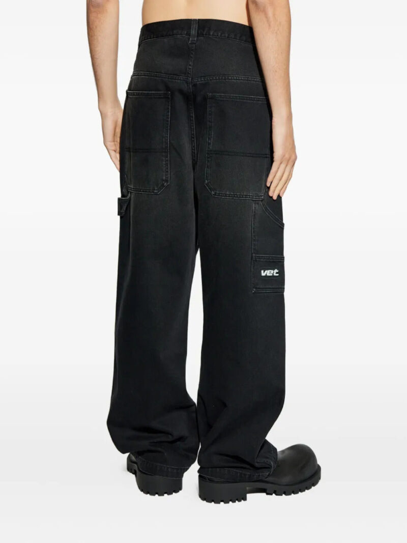 VETEMENTS  logo-patch cargo jeans