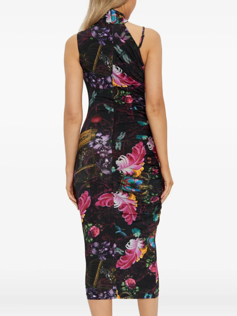 Versace Jeans Couture  floral-print midi dress