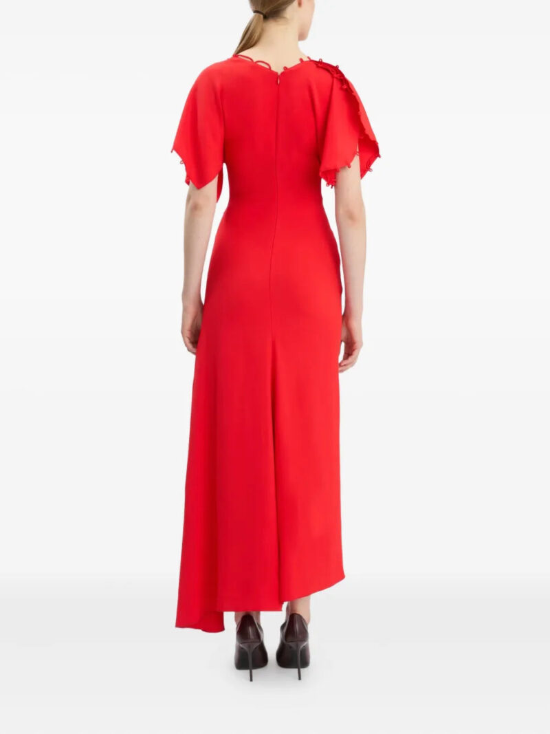 Victoria Beckham rouleaux-detail midi dress