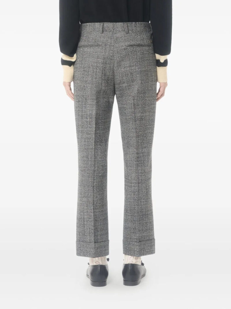 Valentino Garavani Mouliné cuffed trousers