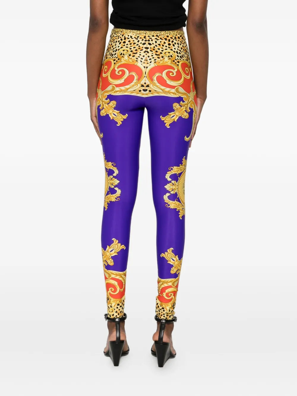 Versace printed leggings - Image 2