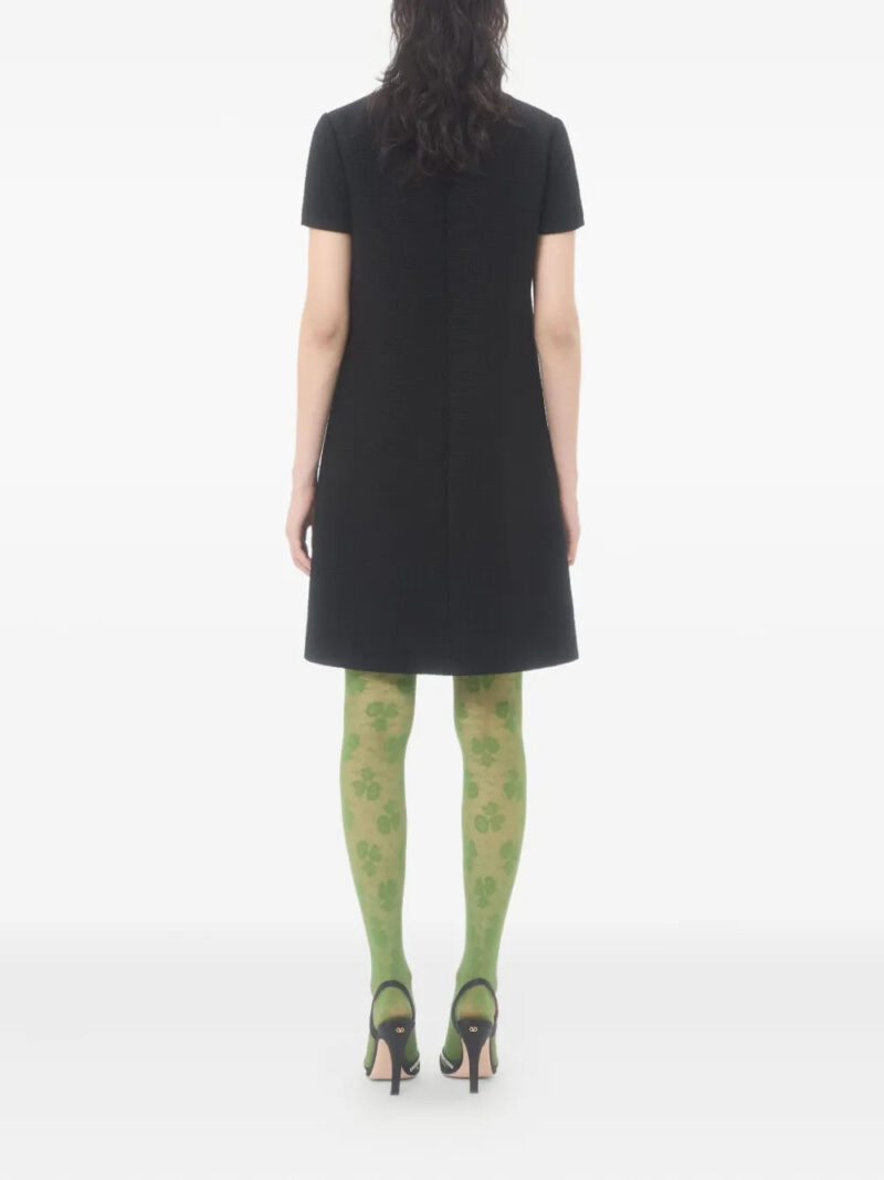 Valentino Garavani bow-embellished tweed dress