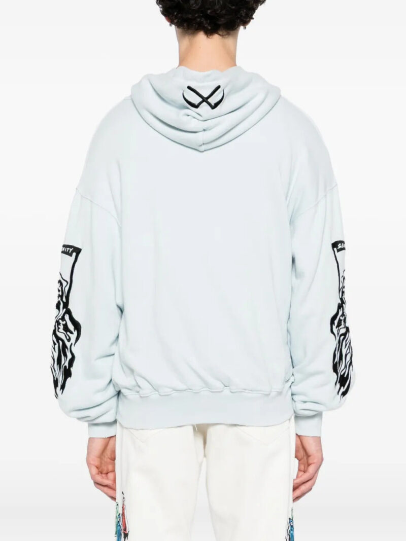 Warren Lotas graphic-embroidered hoodie