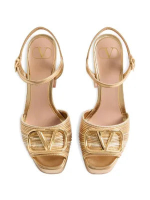 Valentino Garavani  cornely embroidery sandals