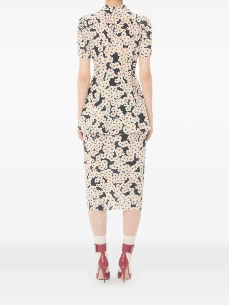Valentino Garavani  midi Crepe De Chine dress
