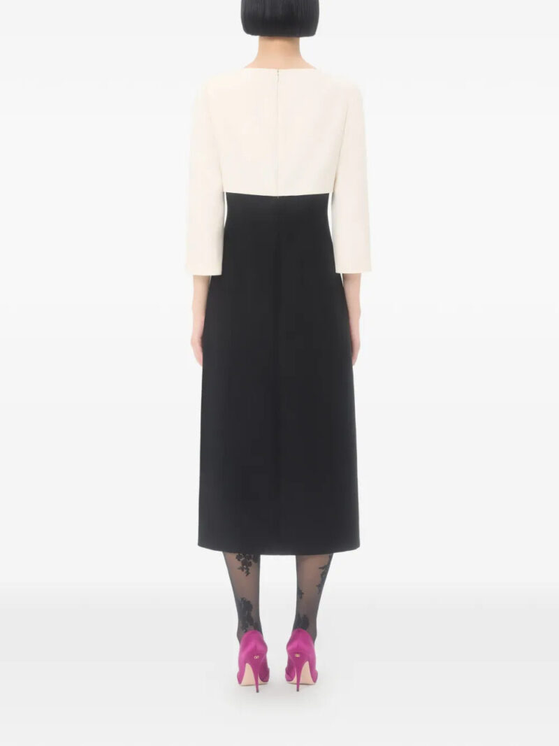 Valentino Garavani  crepe couture midi dress