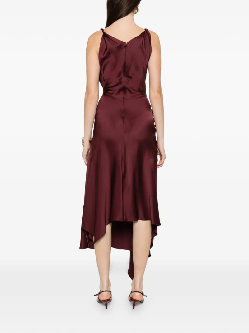 Victoria Beckham draped asymmetric dress