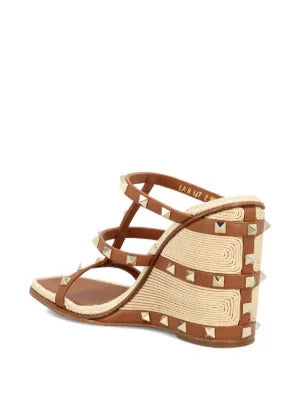 Valentino Garavani Rockstud wedge sandals