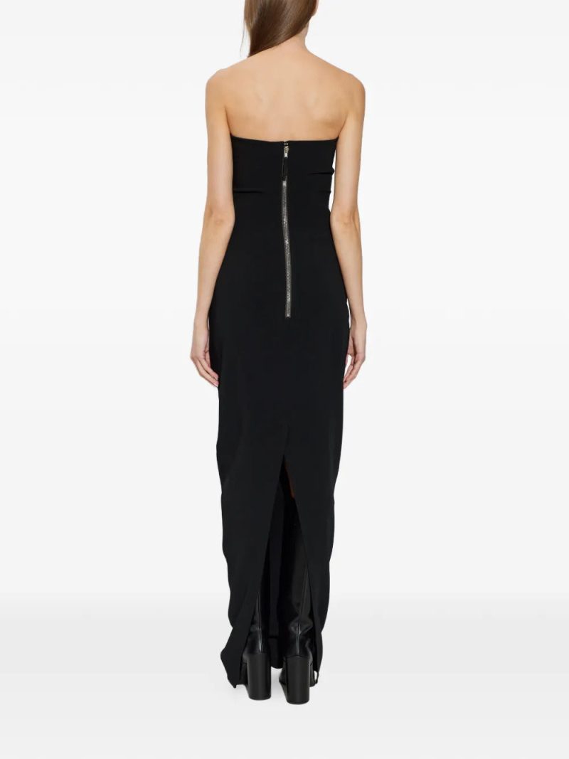 Rick Owens cut-out strapless maxi dress